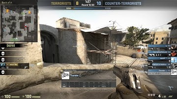 Counter strike Global Offensive Prime Matchmaking ev0lve Cheater with 2k hours