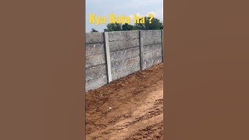 Precast Boundary Wall Material Estimation And Cost #manufacturing #concrete