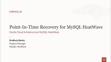Point-In-Time Recovery for MySQL HeatWave