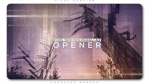 Pixel Sorting Parallax Opener | Slideshow by TranSMaxX | After Effects Opener Template #Videohive