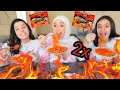 تحدي نودلز الكوري الحار🔥 |شوفو شو صار فينا😲🔥| Spicy Korean Noodle Challenge