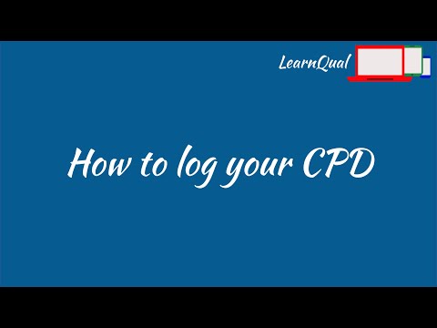 How to log your CPD