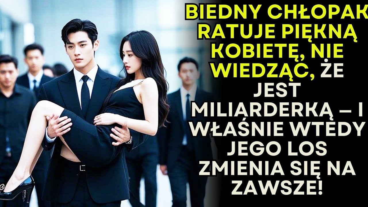 🔴Biedny chłopak ratuje piękną kobietę, nie wiedząc, że jest miliarderką – i jego los się zmie