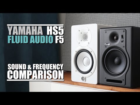 Fluid Audio F5 vs Yamaha HS5  ||  Sound & Frequency Response Comparison