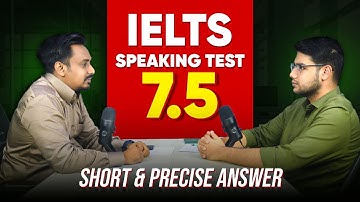 IELTS Speaking Interview | BAND 7.5 | Real Test!