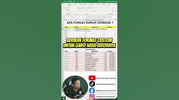 Cara VLOOKUP Excel - Jika Hasilnya #N/A #vlookup #belajarexcel #microsoftexcel #tutorialexcel #excel