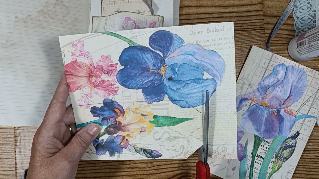 Iris junk journal mini journals