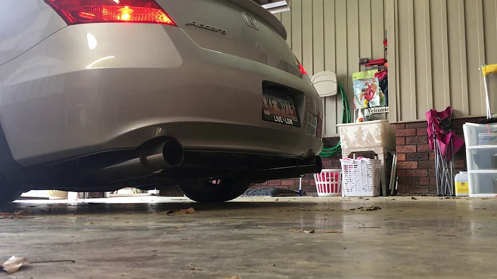 2008 Honda Accord V6 Coupe Custom Exhaust