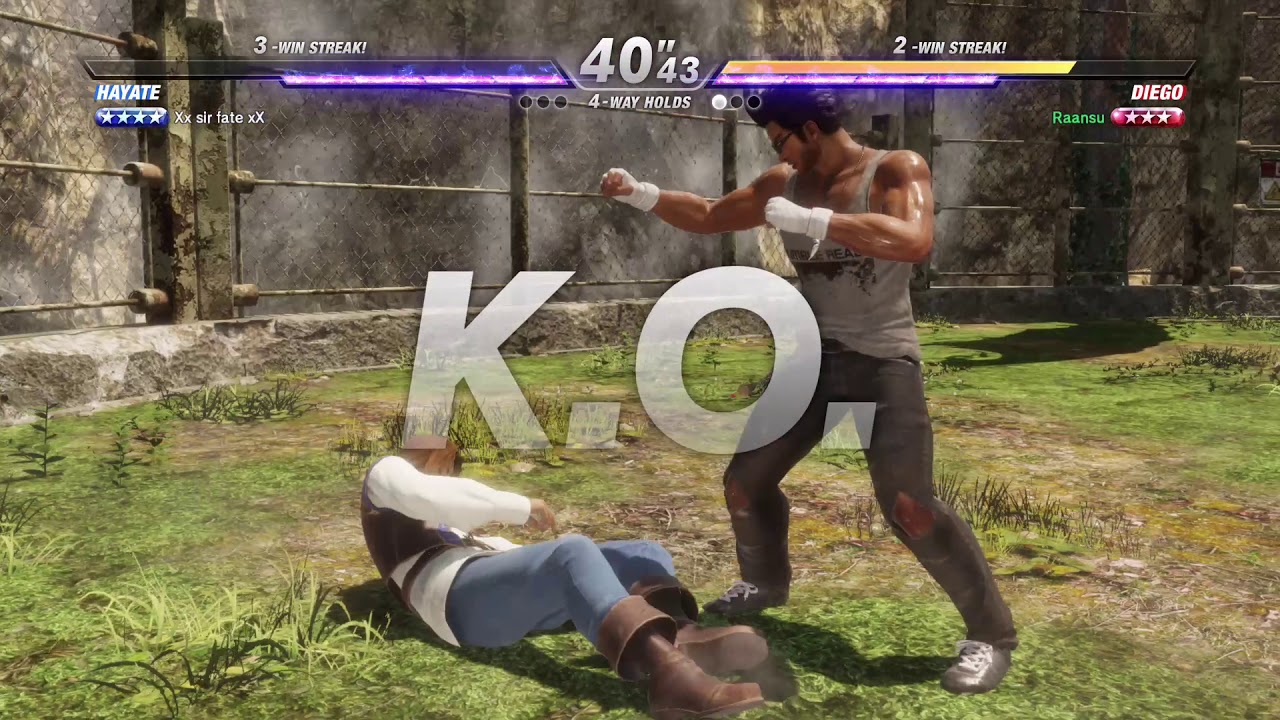 Dead or Alive 6 Diego (Raansu) vs Hayate online match