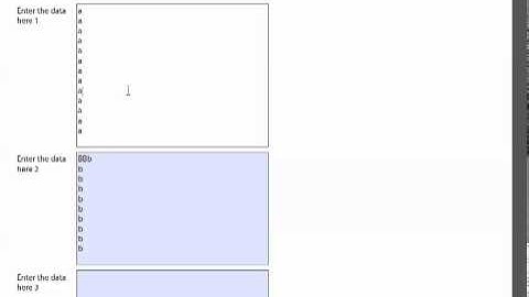 text box flowing with amount of text entered