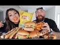 ULTIMATE SUMMER BBQ COOK OUT MUKBANG | Hot Dogs, Burgers, Chips, Chicken Kabobs *Eating Challenge*