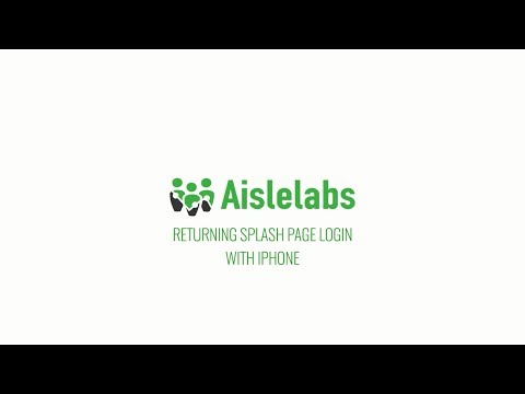 Splash Login Journey: Facebook-based Returning Login on iPhone - Aislelabs Connect