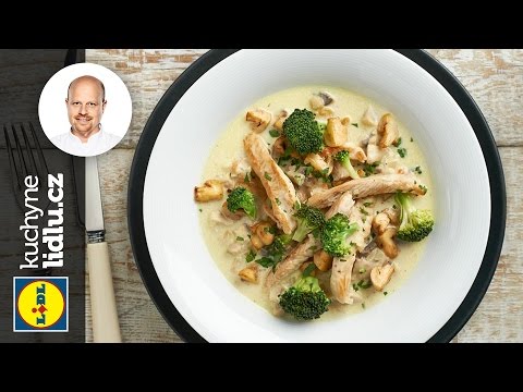 Krůtí prsa v houbové omáčce - Roman Paulus - RECEPTY KUCHYNE LIDLU