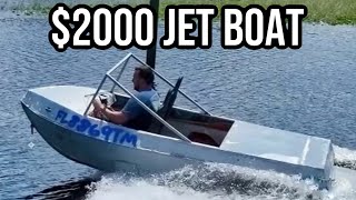 Cheap jet Jon, mini jet boat build pt.2