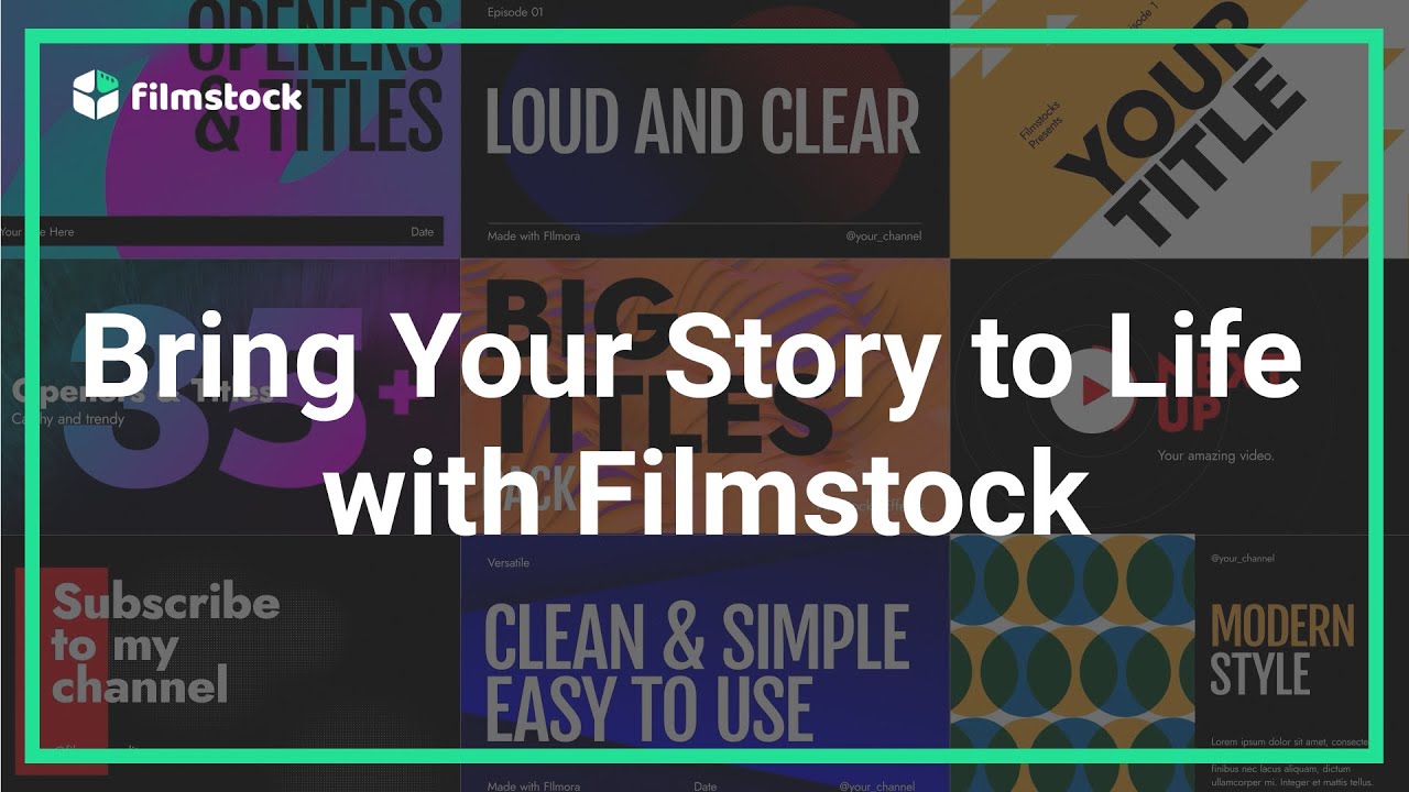 Wondershare Filmstock - Download & Review - FileHorse