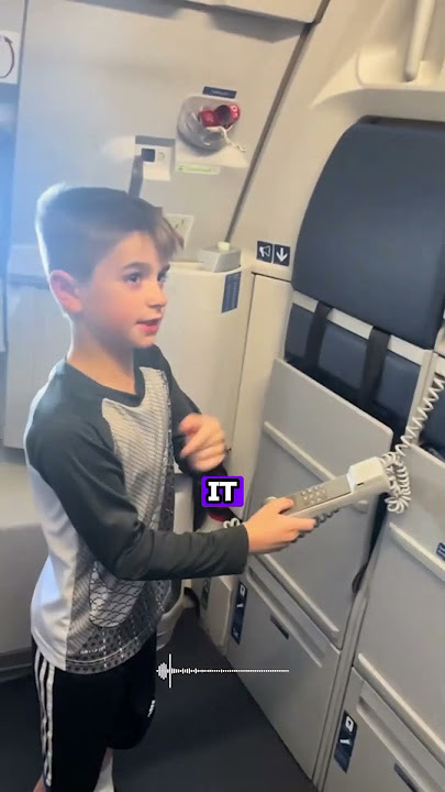 Boys Hilarious Flight Announcement π