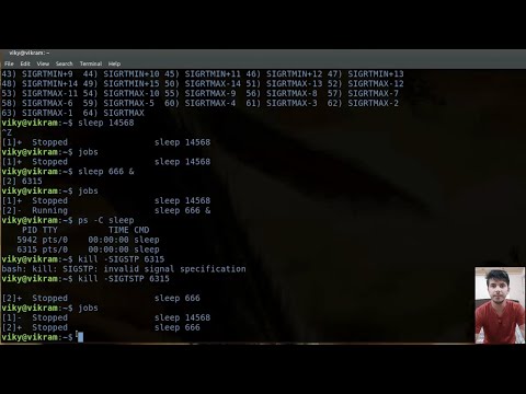 Process Signals in Linux | SIGINT , SIGKILL , SIGTERM , SIGCONT , SIGTSTP... | kill command in linux