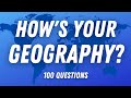 World Geography Quiz - How Many Can You Answer?