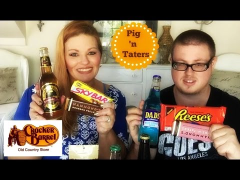 Eating Pig 'n Taters Candy Bar From Cracker Barrel & More!