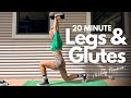20minute legs and glutes workout using dumbbells ashley freeman