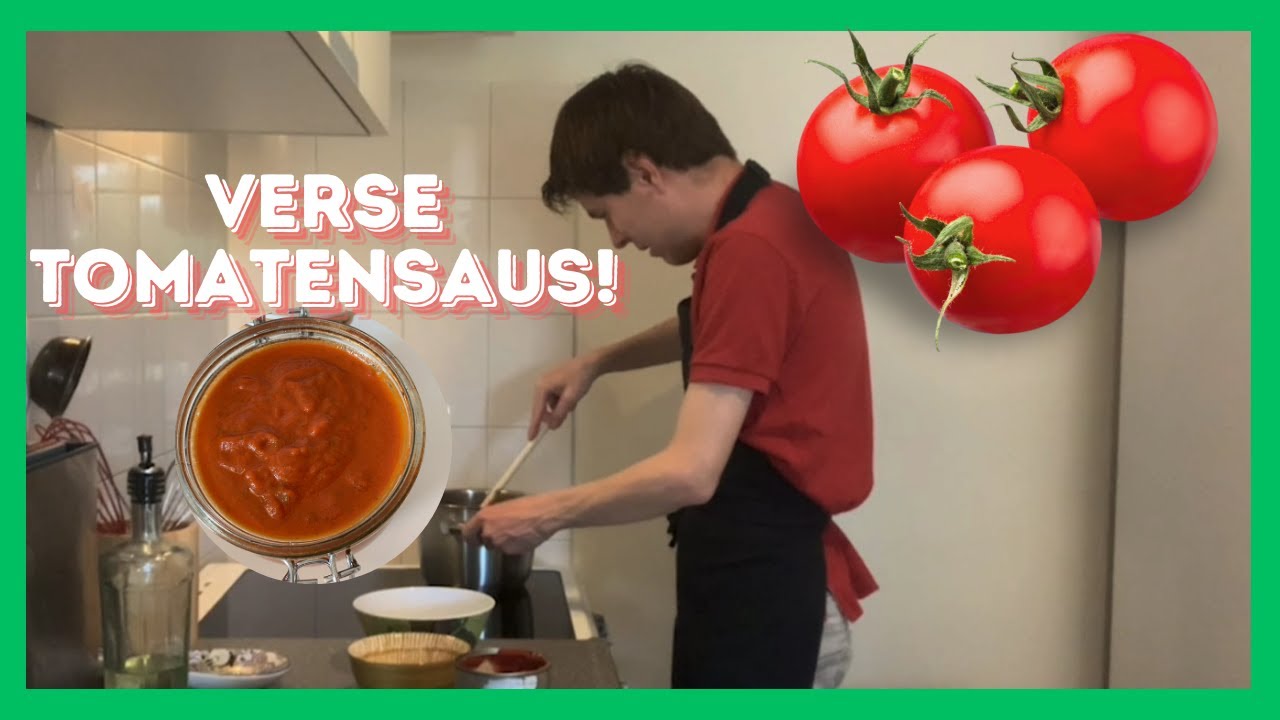 zo maak je verse zelfgemaakte tomatensaus