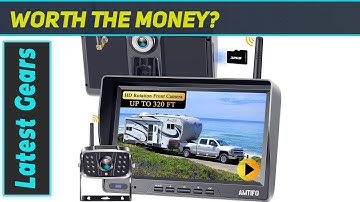AMTIFO AT1 RV Backup Camera Wireless Front Dash Cam Review: The Ultimate Safety Solution for