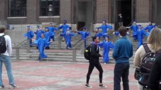 University of Michigan UM Graduation Flash Mob to Rusted Root's "Send Me On My Way"