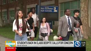 New Haven students return to class as building safety concerns raised