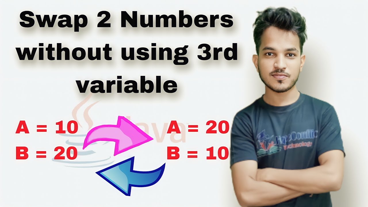 swap two numbers without using the third variable ๐ฅ๐ค๐ป| - YouTube