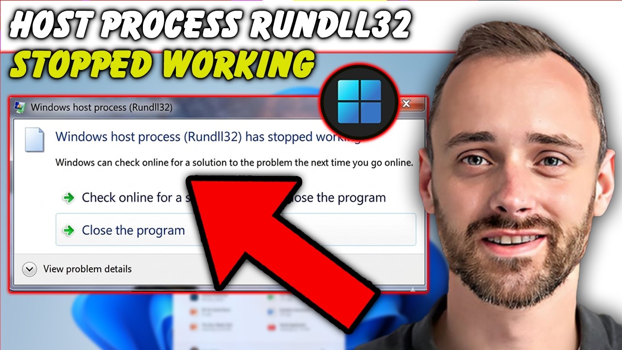 Windows Rundll32 Error Rundll32 Crashing? Fix Windows Host Process Errors (2026) - YouTube