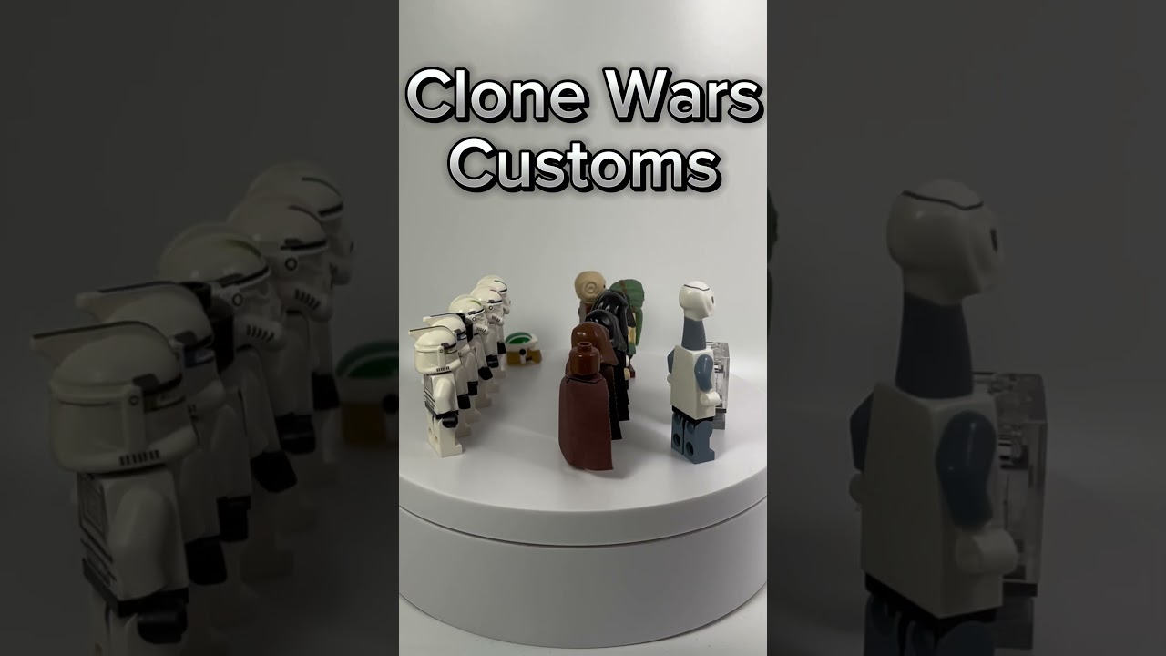 Custom Clone Wars Figs | Custom LEGO Minifigures | 