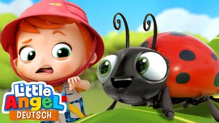So viele Insekten! | Das Käfer-Lied | Little Angel Deutsch - Kinderlieder