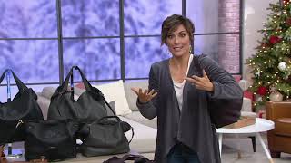 Vince Camuto Small or Large Leather Tote - Niki on QVC
