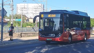Yutong E9LF #892 przelotem przez 1-go Maja Tunel [25 Lipca 2026]