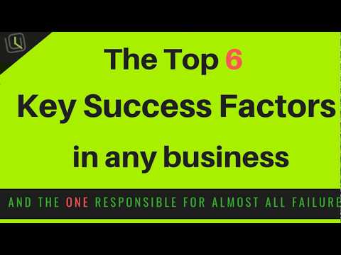 Top 6 Critical Key Success Factors in any business