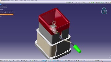 CATIA V5   Product 3  assembly of a mechanical part