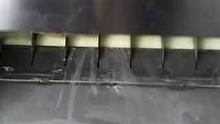 Dried codfish cutting machine