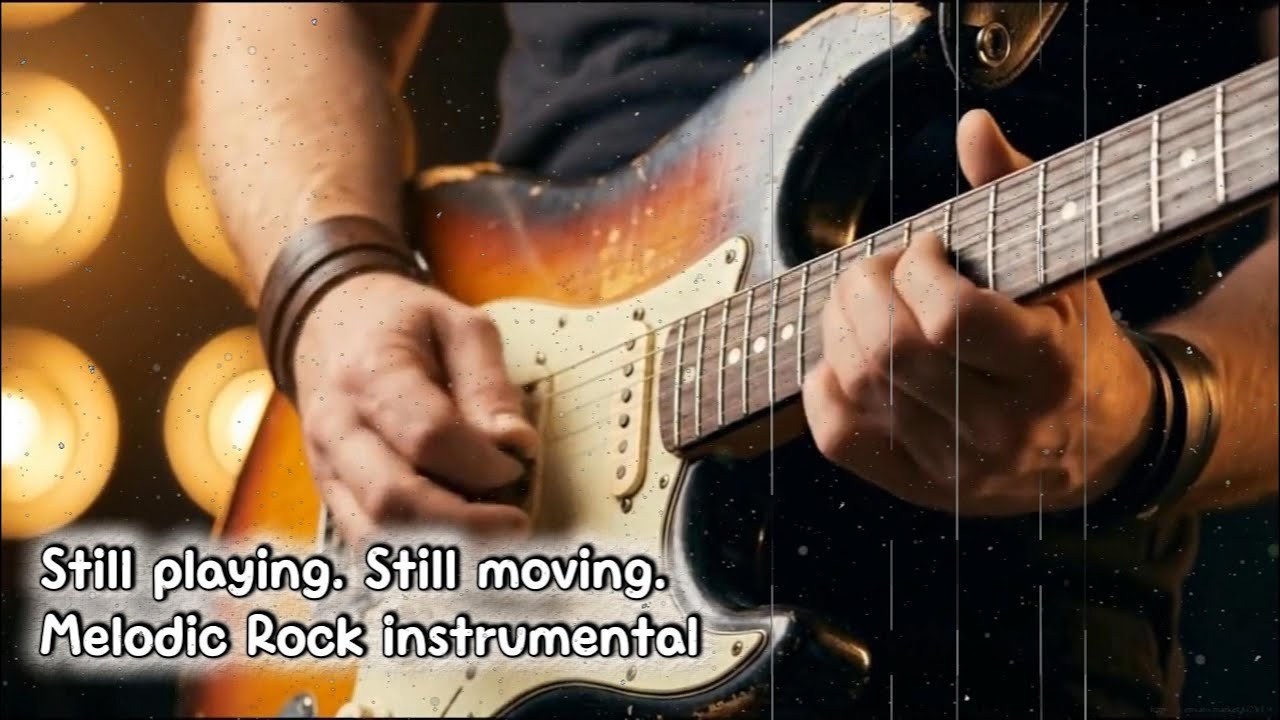 Still Playing. Still Moving. | Cinematic Melodic Rock Instrumental (Clean Guitar + Delay)