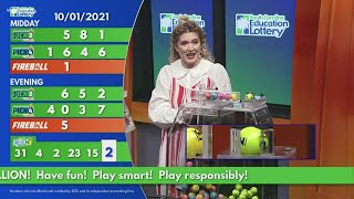 SC Lottery results:  October 1, 2021