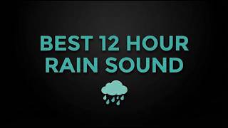 BLACK SCREEN The Best Continuous Rain Sound For Sleeping | Switch Off & Relax