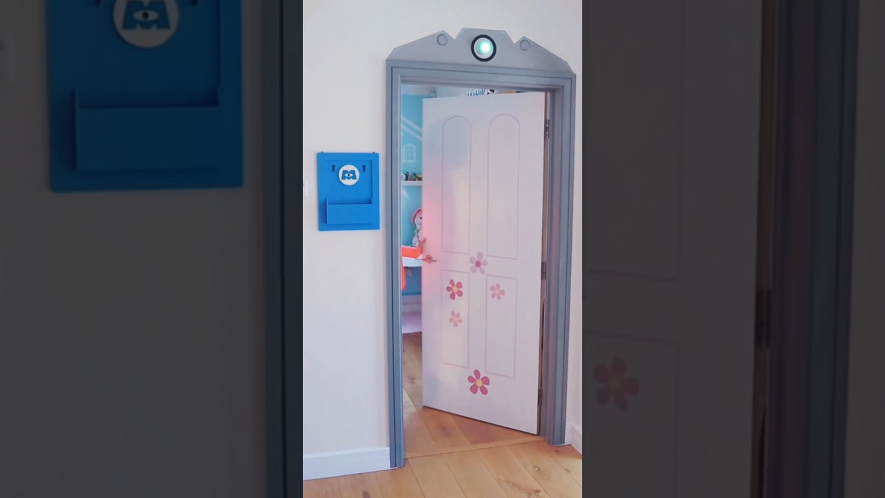 I made Boo's door from MONSTERS INC  #pixar - YouTube