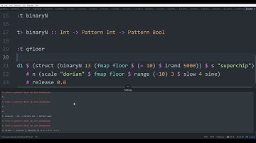 TidalCycles (6/5/2021): Struct, binaryN, and continuous patterns