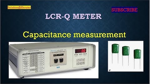LCR Q METER CAPACITANCE VALUE TESTER