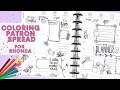 PLAN WITH ME | COLORING PATRON SPREAD FOR RHONDA | THE HAPPY PLANNER