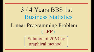 3/4 years BBS 1st Year || Business Statistics ||LPP