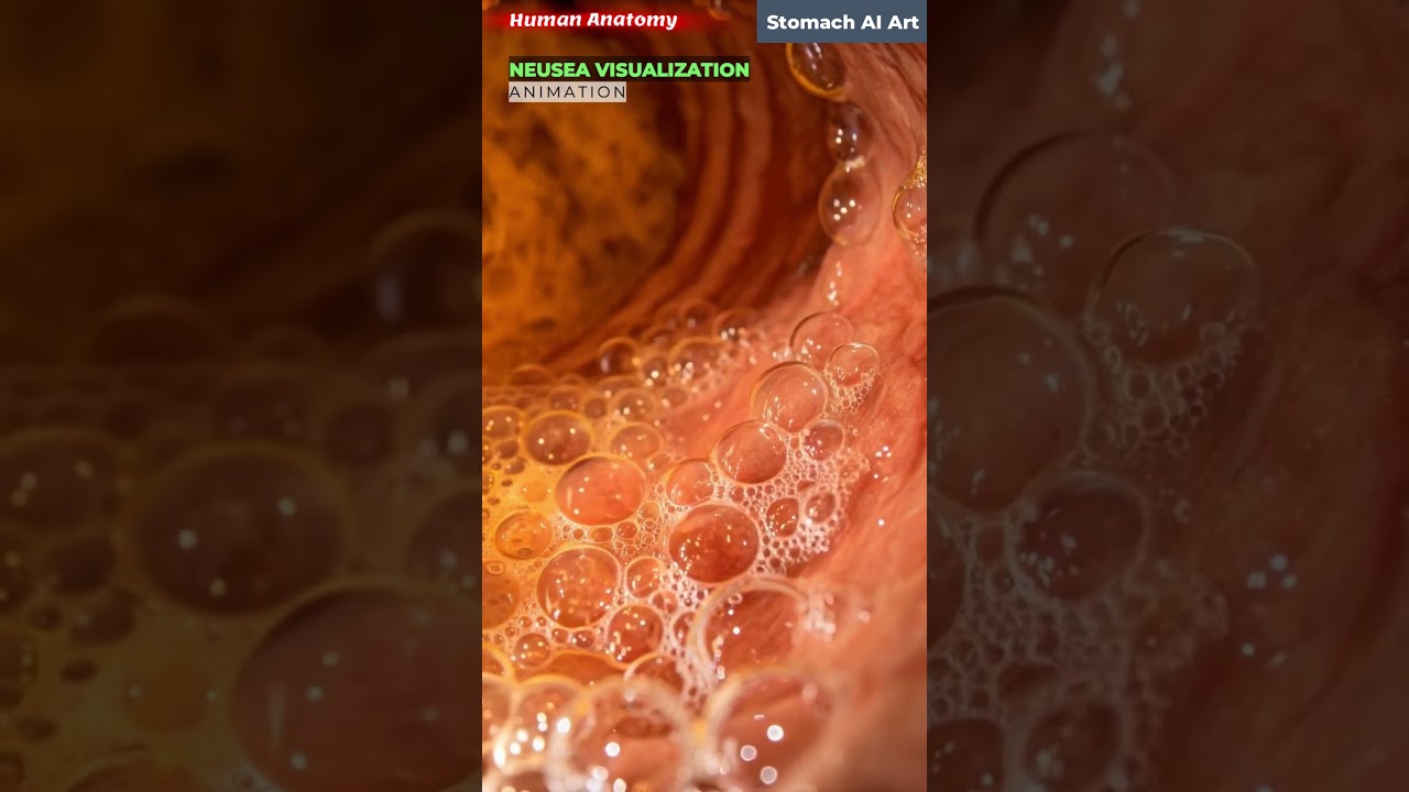 Visualization of Nausea Animation | Stomach AI Art | 03