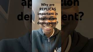 Why are REPLICAS important in application deployment? #aws #azure #highavailability