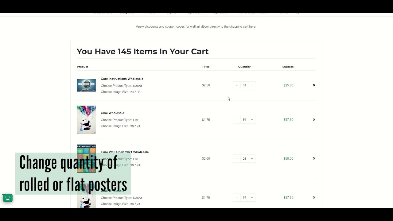How to Order Wholesale Posters