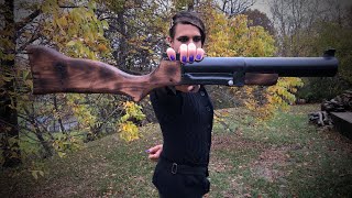 Homemade airsoft m79 thumper grenade launcher