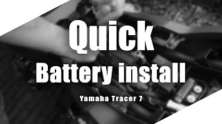 Battery install, quick and easy - Yamaha Tracer 7 2022 screenshot 5